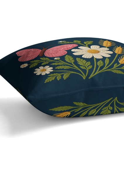 Çift Tarafı Dijital Baskılı Kırlent Kılıfı (Panç /punch Nakış Desen Görünümlü) modelleri