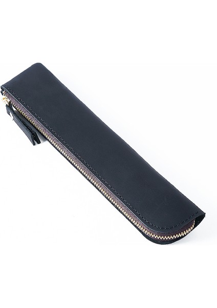 Sığır Derisi Edebi Gençlik Kalem Kutusu Kalem Kutusu Büyük Kapasiteli Kırtasiye Kalem Kapağı Depolama (Yurt Dışından)