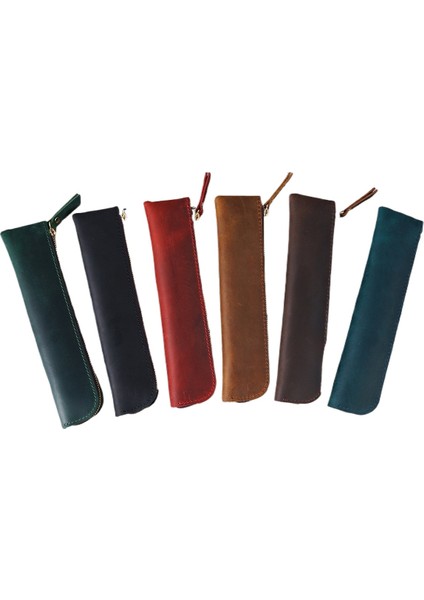 Sığır Derisi Edebi Gençlik Kalem Kutusu Kalem Kutusu Büyük Kapasiteli Kırtasiye Kalem Kapağı Depolama (Yurt Dışından) modelleri