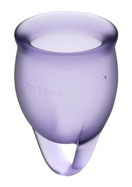 Satisfyer Adet Kapları Lila 2'li Set - Feel Confident Menstrual Cup Lila modelleri