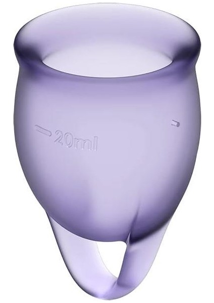 Satisfyer Adet Kapları Lila 2'li Set - Feel Confident Menstrual Cup Lila fırsatları
