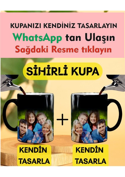 Kişiye Özel Sihirli Kupa Bardak