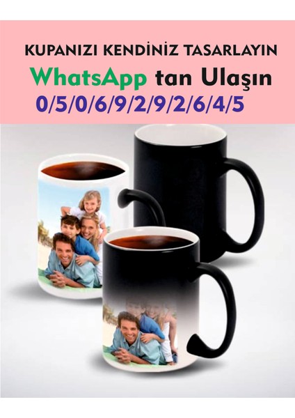 Kişiye Özel Sihirli Kupa Bardak