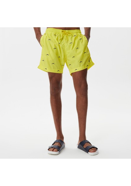 Erkek Sarı Desenli Deniz Şortu T35226T.7BZ modelleri