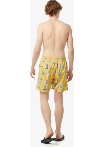 Erkek Sarı Standart Fit Deniz Şortu T45323T.70E fiyatları