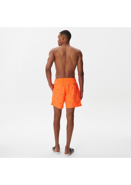 Erkek Turuncu Desenli Deniz Şortu T35226T.8VV fiyatları