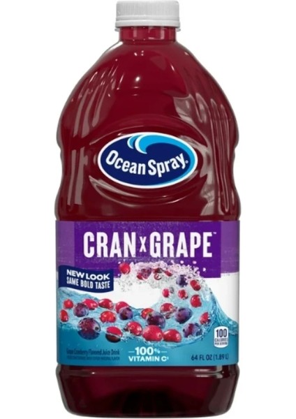 Cran x Grape %100 Vıtamın C Meyve Suyu 1,89 ml