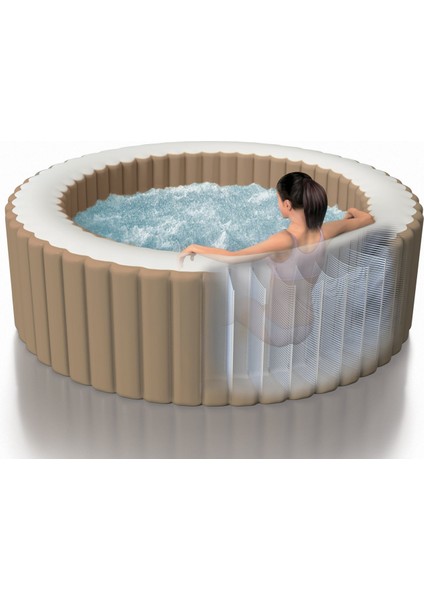 28426EX 4 Kişilik Sahara Yuvarlak Spa Seti 196CMX71CM fiyatları