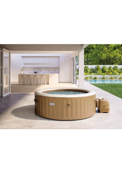 28426EX 4 Kişilik Sahara Yuvarlak Spa Seti 196CMX71CM fırsatları