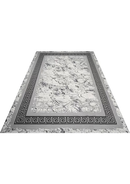 Perra Collection Modern Salon ve Oturma Odası Halısı - Gri Siyah indirimleri