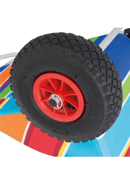 Eurotrail Beach Trailer Stripes - Plaj Ekipmanı Taşıma Arabası ve Sandalye