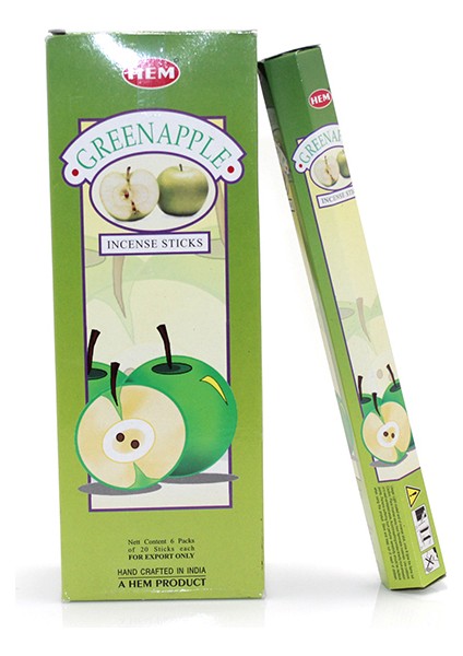 Hem Green Apple Aromalı Çubuk Tütsü