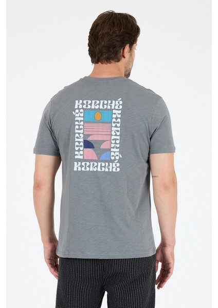 Erkek %100 Pamuk Bisiklet Yaka Kısa Kollu Baskılı T-Shirt Rahat ve Şık Günlük Tişört 0005 indirimleri