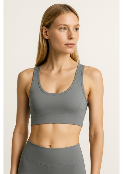 Kalın Askılı Toparlayıcı Spor Büstiyer