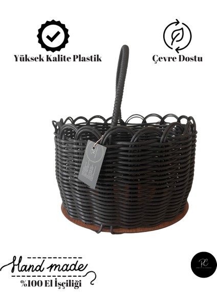 Premium Siyah Renk Piknik Sepeti indirimleri