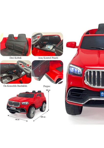 Legosh Akülü Araba Uzaktan Kumandalı Bold Gt 4x2 Deri Koltuk fırsatları