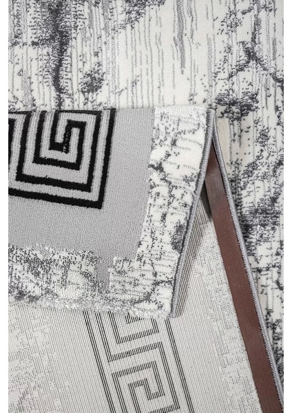 Perra Collection Modern Salon ve Oturma Odası Halısı - Gri Siyah fırsatları