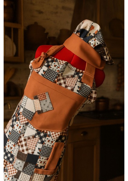 BY GG DESİGN Mutfak Önlük & Eldiven & Sapka & Ranır Set fiyatları