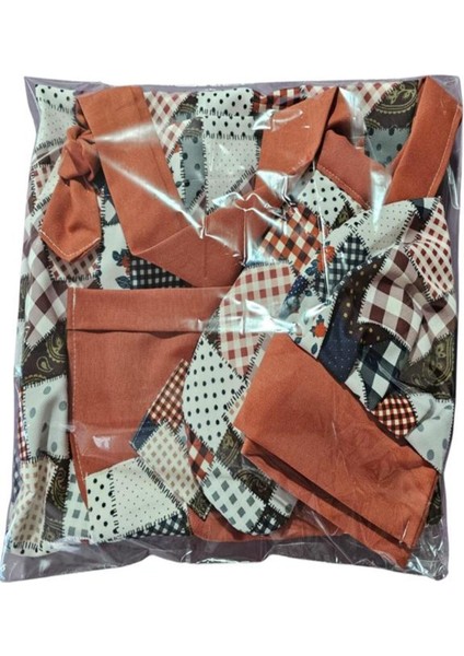 BY GG DESİGN Mutfak Önlük & Eldiven & Sapka & Ranır Set