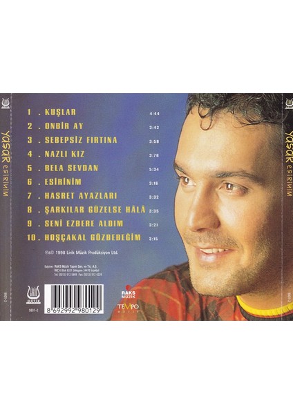Dikkat CD Yaşar – Esirinim