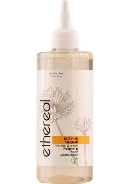 Pirinç Özlü Saç Sirkesi 300 ml ( Provitamin B5, Keratin ve Calendula Özü )