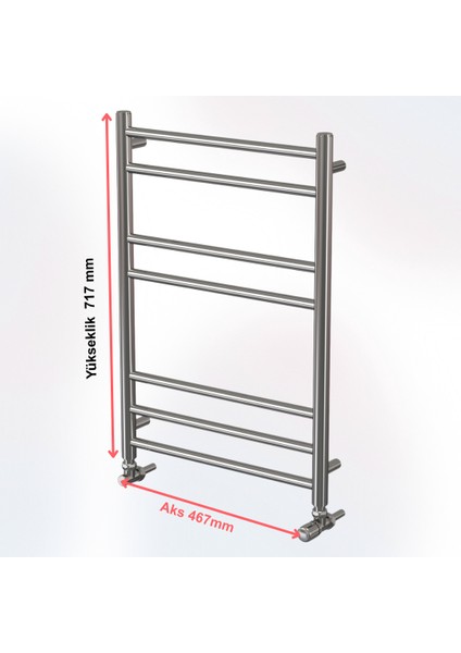 Tora-Ro Paslanmaz Çelik Havlupan 72 x 50 Parlak fırsatları