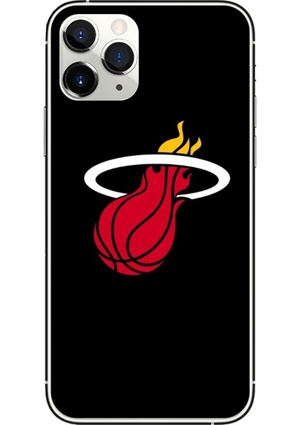 Miami Heat Desenli iPhone 14 Pro Max Kılıfı