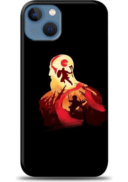 God Of War Desenli iPhone 13 Mini Kılıfı