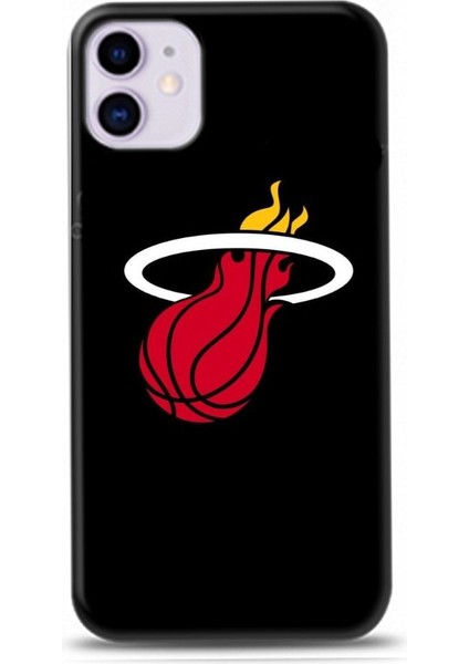 Miami Heat Desenli iPhone 12 Kılıfı