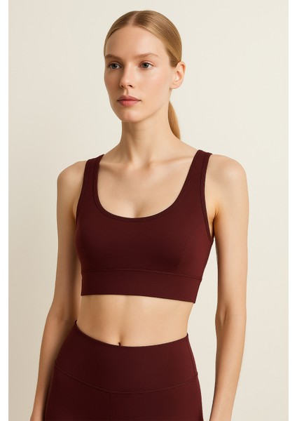 Kalın Askılı Toparlayıcı Spor Büstiyer