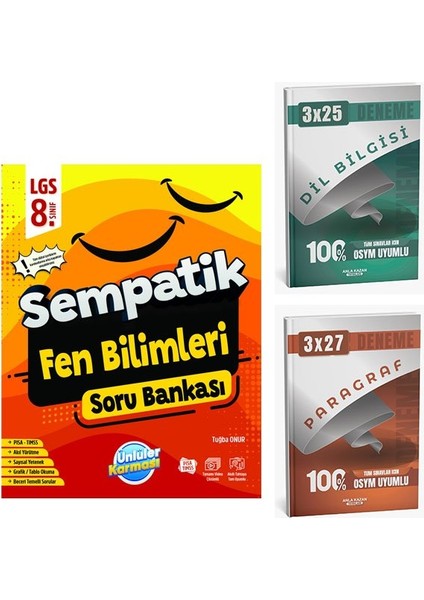 Ünlüller 2026 8.sınıf Sempatik T.c.inkılap Tarihi ve Atatürkçülük Soru Bankası+Anla Kazan Paragraf+Dilbilgisi