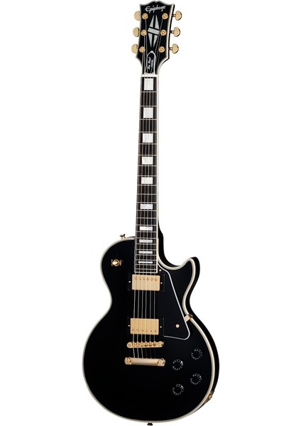 Les Paul Custom Elektro Gitar (Ebony)
