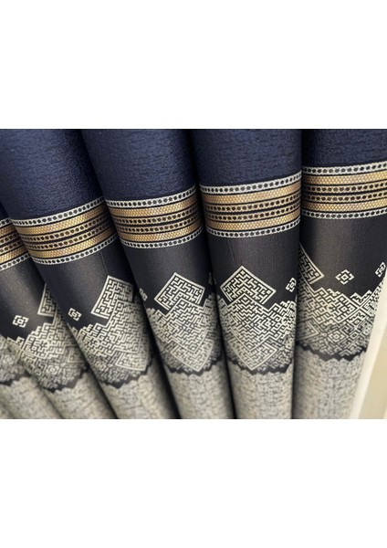 Nivemeshome Arsuz FT614288 V-508 Lacivert 1/3 Sık Pileli Fon Perde Apm fiyatları