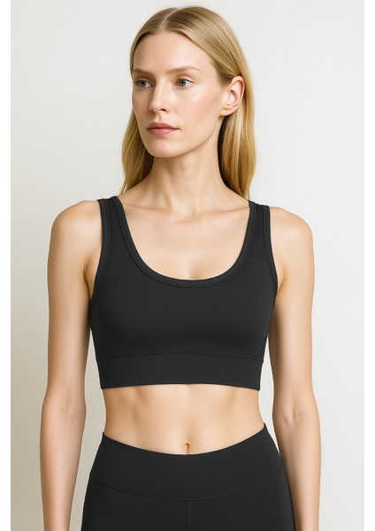 Kalın Askılı Toparlayıcı Spor Büstiyer