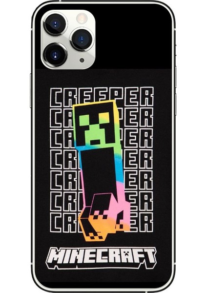 Minecarft Desenli iPhone 11 Pro Kılıfı