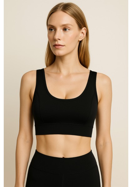 Kalın Askılı Toparlayıcı Spor Büstiyer