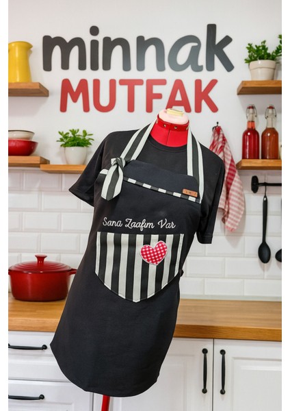 Mesajlı Mutfak Önlüğü modelleri