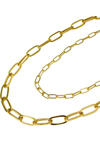 Agakulche Ataç 4 mm Altın Zincir
