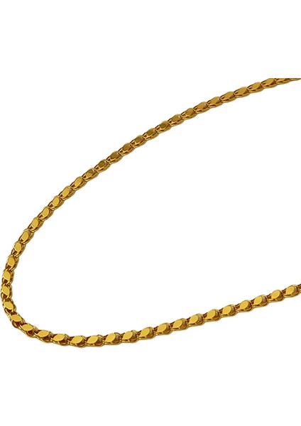 Agakulche Aynalı 2,85 mm Altın Zincir