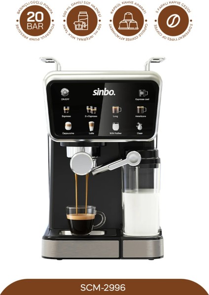 SCM-2996 Espresso Kahve Makinası
