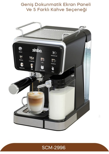 SCM-2996 Espresso Kahve Makinası