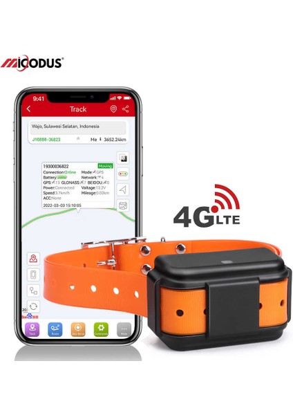 Micodus MP50G Gps Araç Takip Cihazı - Sım Kartlı, Mobil Uyumlu, Canlı Takip