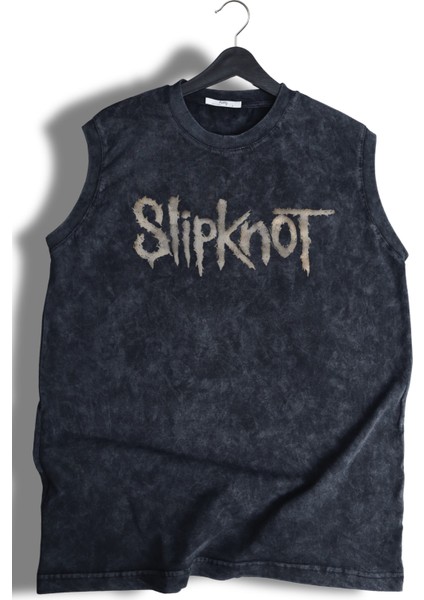 Slipknot All Hope Is Gone Sırt Baskılı Yıkamalı Bisiklet Yaka Kolsuz Tişört fiyatları