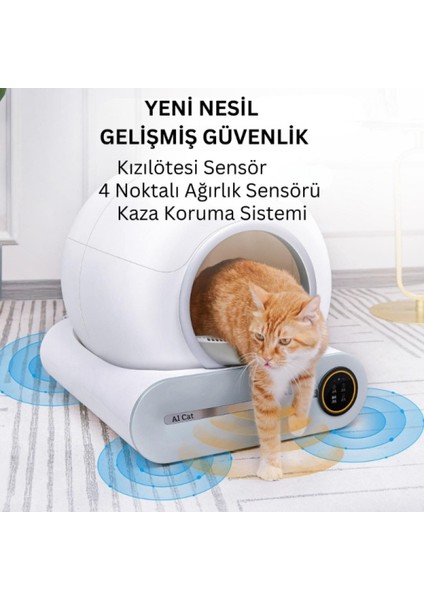 Akıllı Otomatik Kedi Tuvaleti
