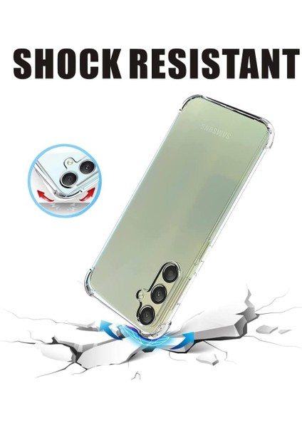 Samsung Galaxy A25 Uyumlu Darbe Önleyici Sararmaya Dayanıklı Airbag Korumalı Ultra Slim Tpu Şeffaf Silikon Kılıf indirimleri