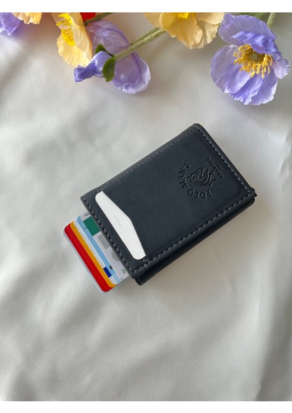 Para Bölmeli Mekanızmalı Unisex Cüzdan