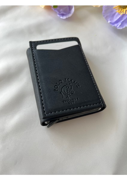 Para Bölmeli Mekanızmalı Unisex Cüzdan