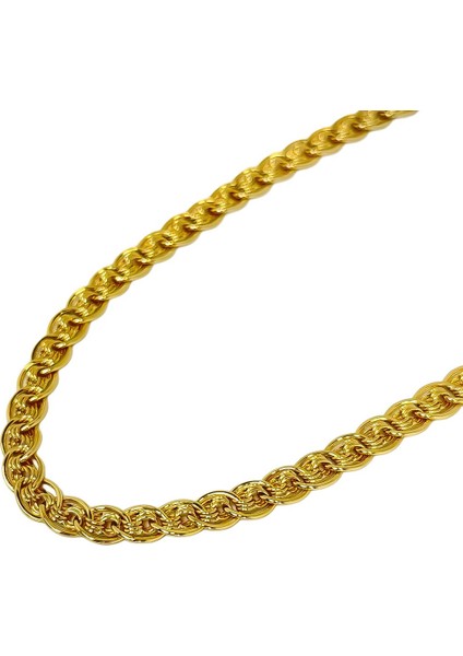 Agakulche Nonna 7,7 mm Altın Zincir