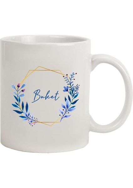 Kişiye Özel Seramik Kupa Bardak - Çiçek Tasarımlı fiyatları