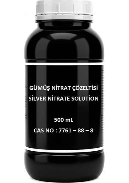 Gümüş Nitrat Çözeltisi 500 mL - (0.1 mol/L - 0.1 N)
